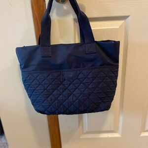 Talbots Navy Quilted Tote/Handbag New/Never Used
